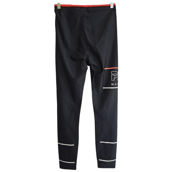 P.E Nation Women's The Glory Leggings - Black/Orange/White Medium Compression - Picture 5 of 8